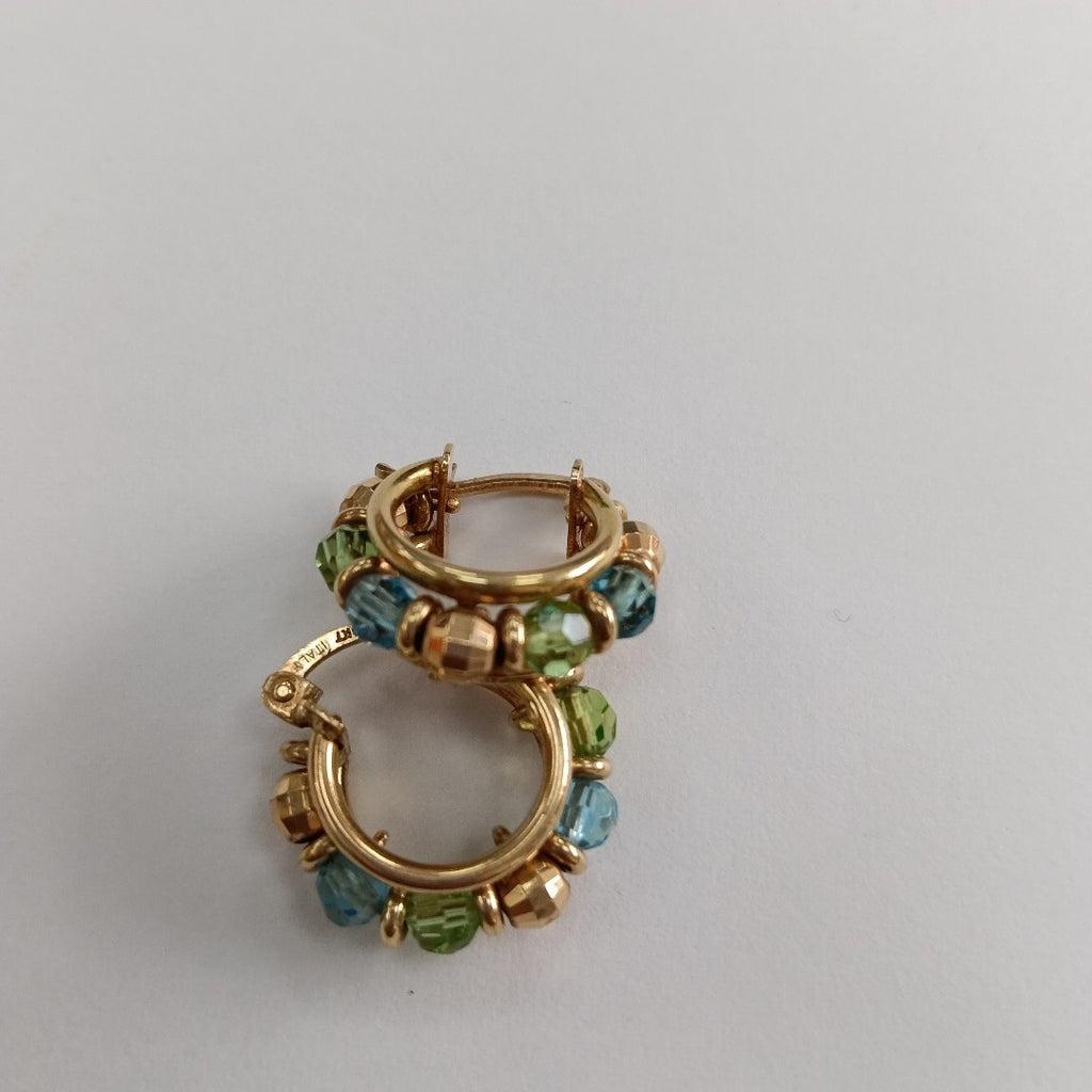 ARRACADAS PAR ORO 14 K 5.2 GRMS (SEMINUEVO)