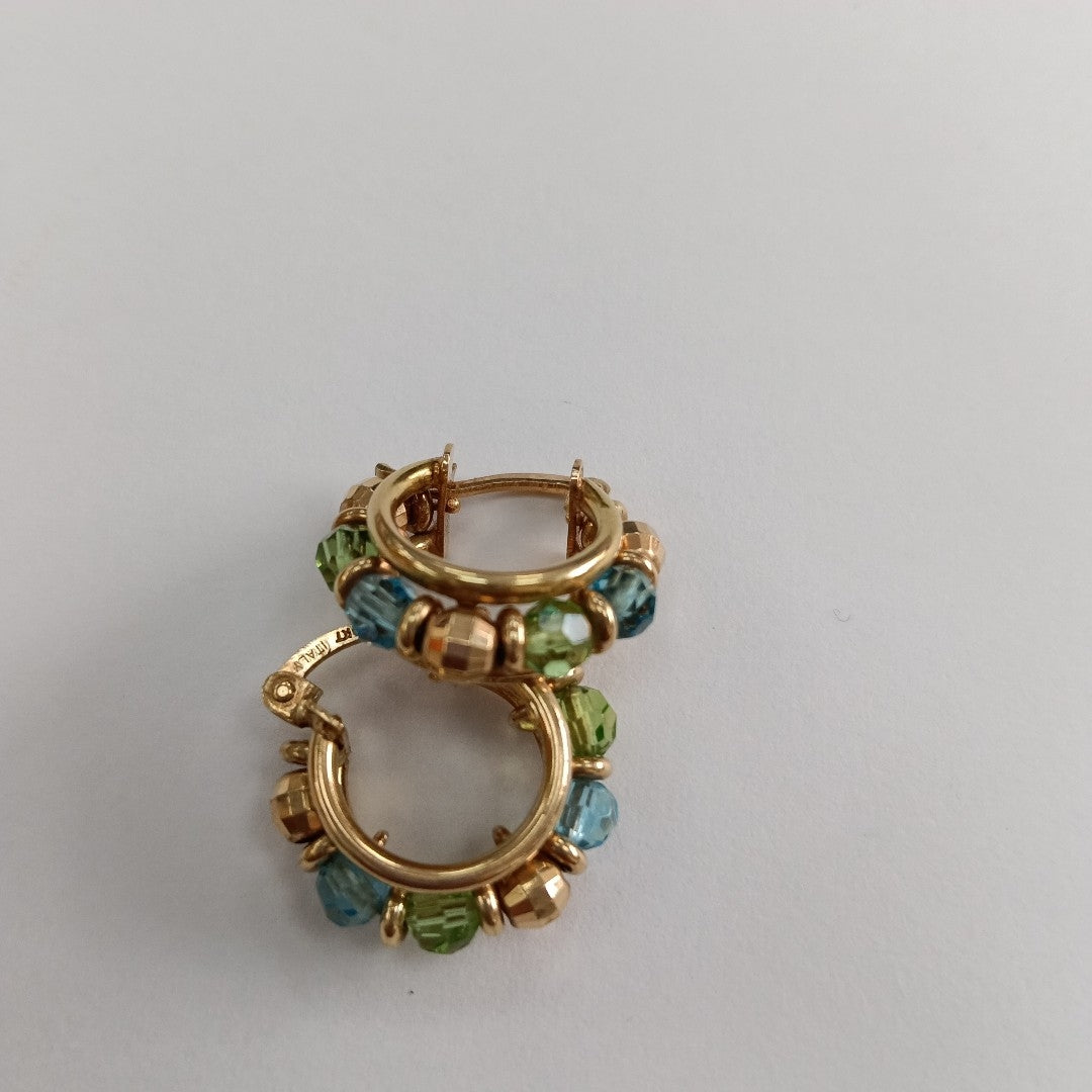 ARRACADAS PAR ORO 14 K 5.2 GRMS (SEMINUEVO)