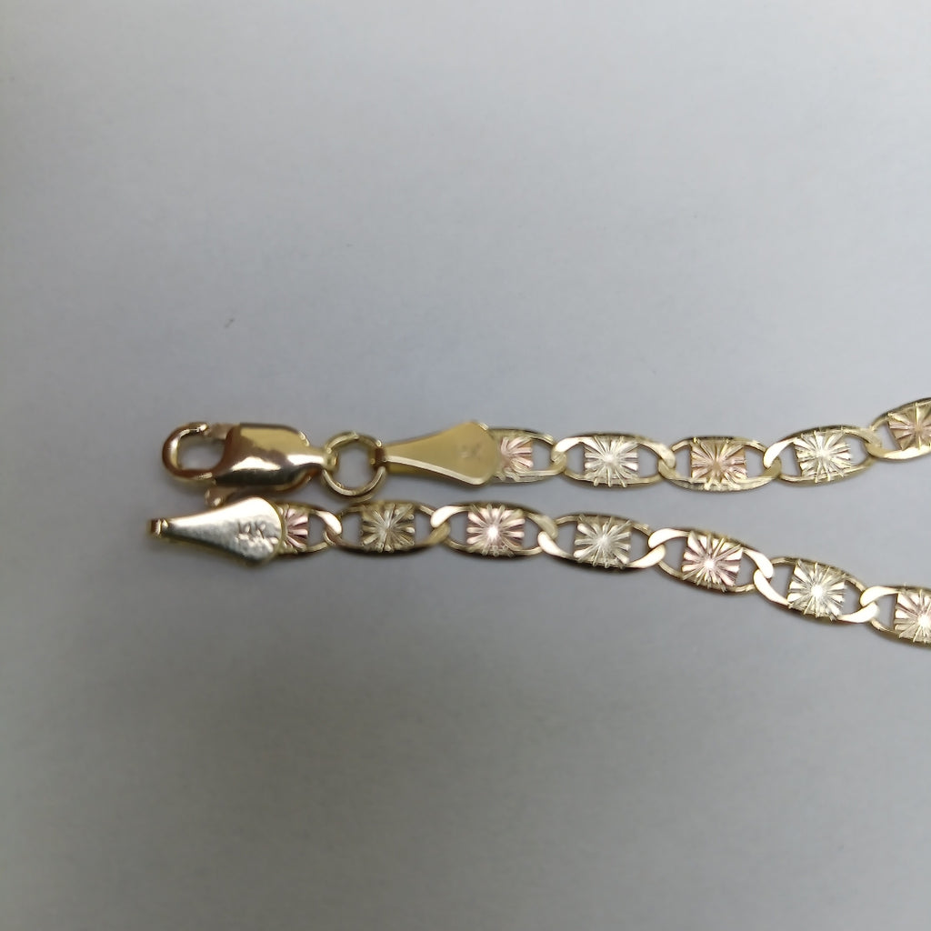 PULSERA GUCHI 14K 18 CM 3.1 GR (NUEVO)