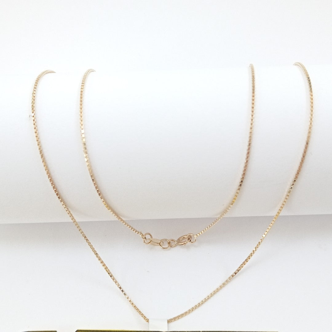 CADENA VENECIANO 14K 55 CM 2.4 GR (NUEVO)
