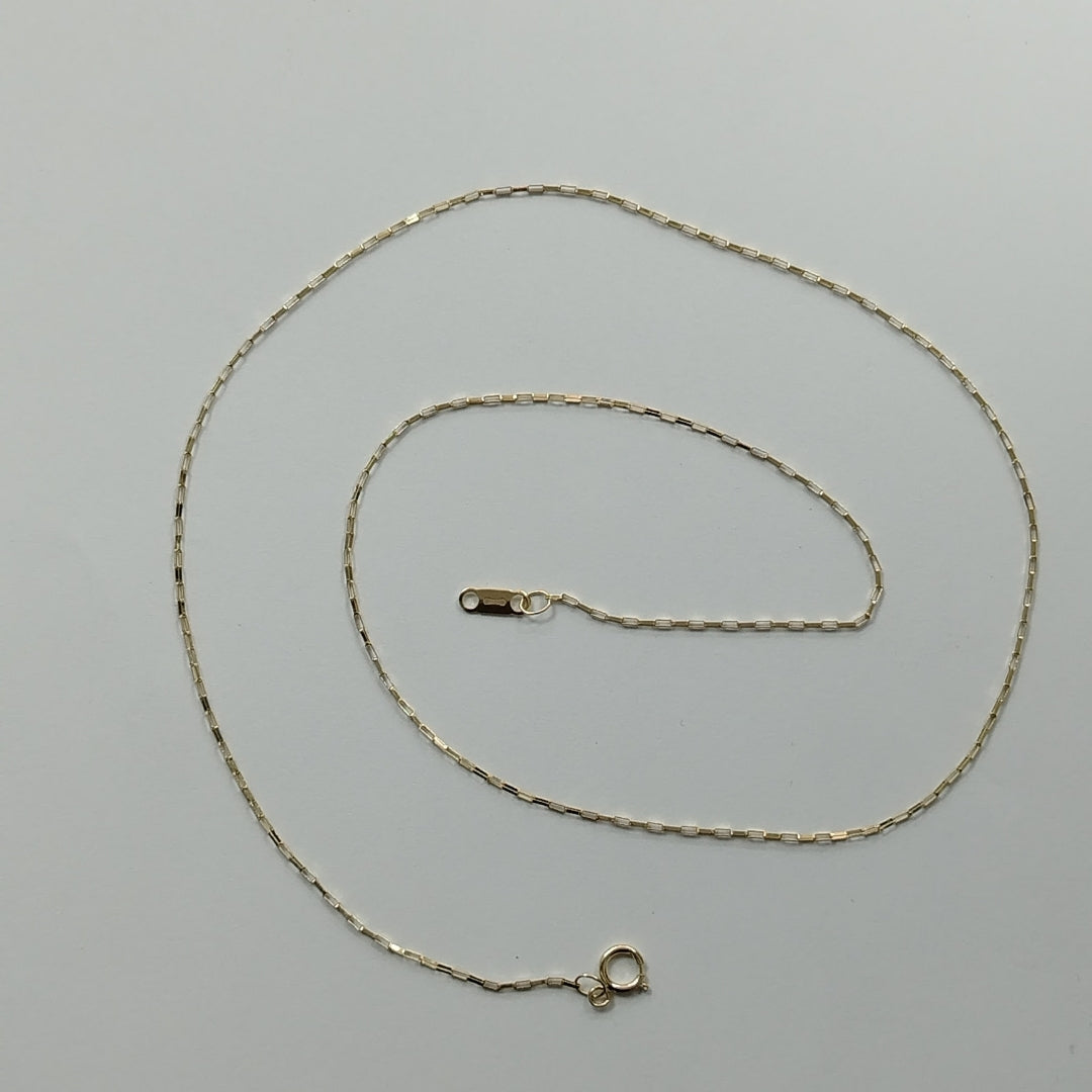 CADENA ORO 14 K 1,30 GRMS (SEMINUEVO)