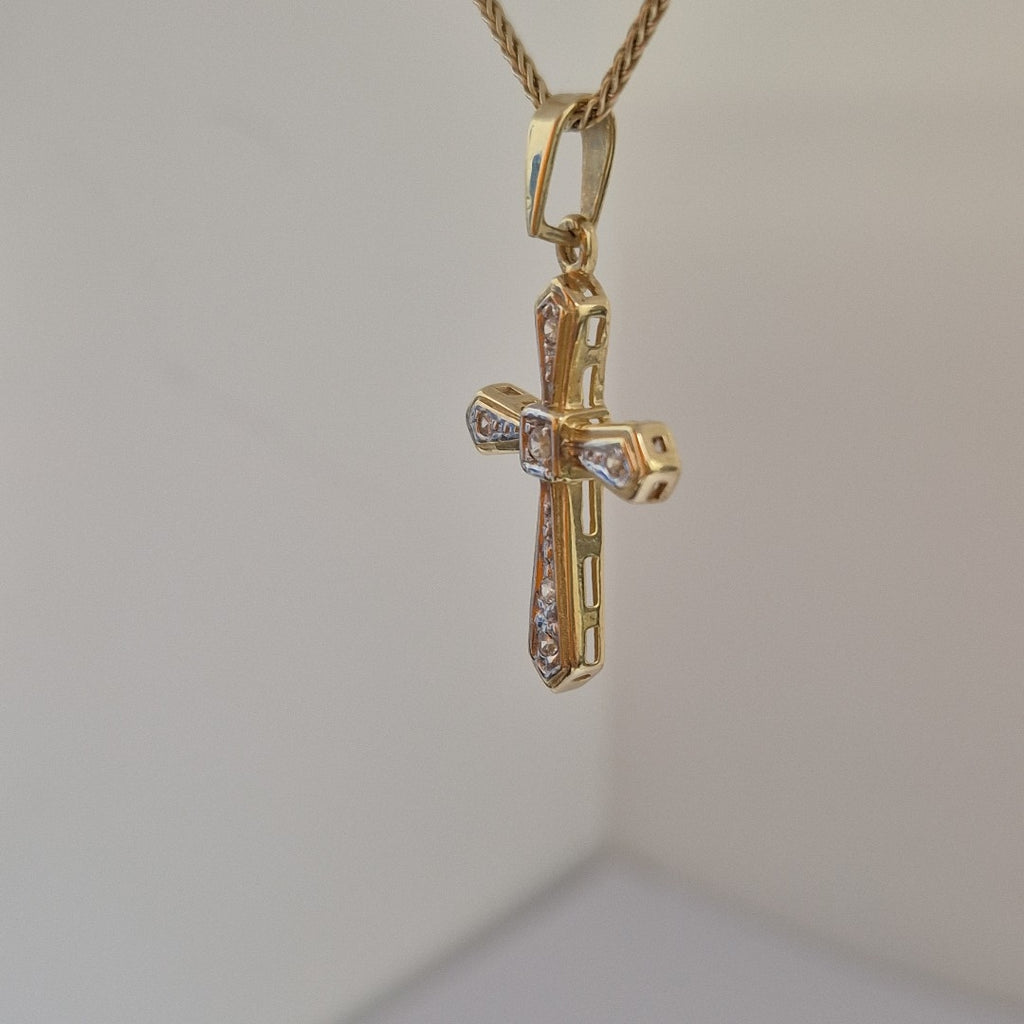 CRUZ ORO, RODIADO 14 K 2.7 GRMS (SEMINUEVO)
