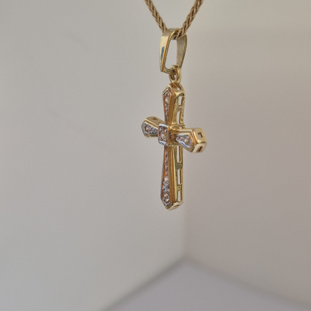 CRUZ ORO, RODIADO 14 K 2.7 GRMS (SEMINUEVO)