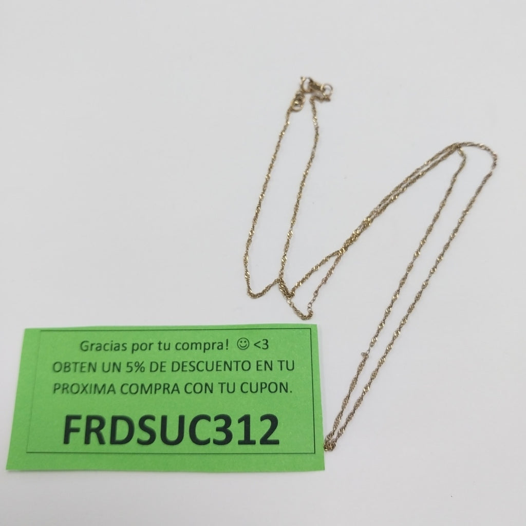 CADENA ORO 10 K 0,90 GRMS (SEMINUEVO)