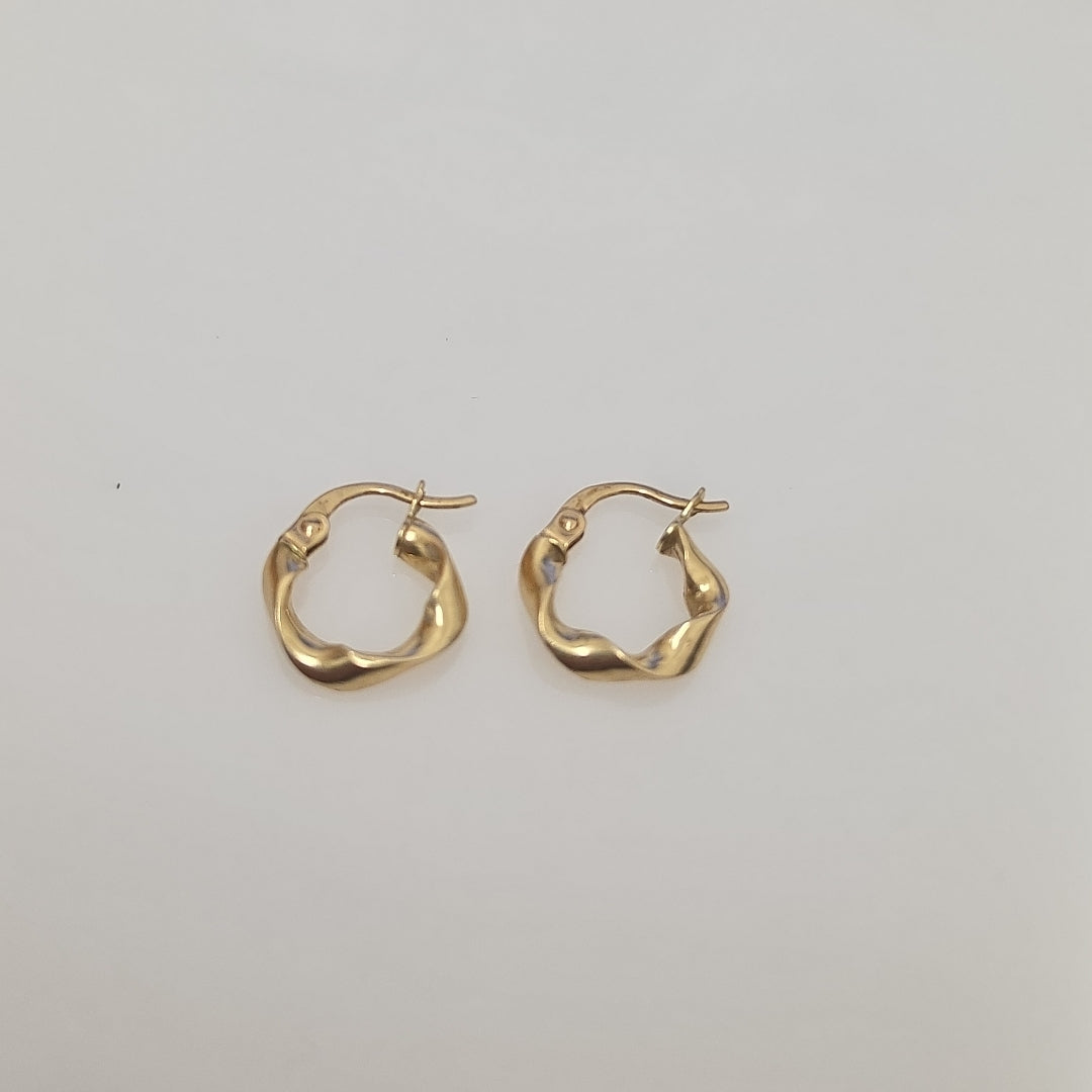 ARRACADAS PAR ORO 14 K 1 GRMS (SEMINUEVO)