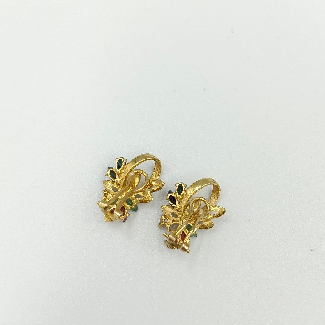 ARETES PAR ORO 14 K 4.2 GRMS (SEMINUEVO)