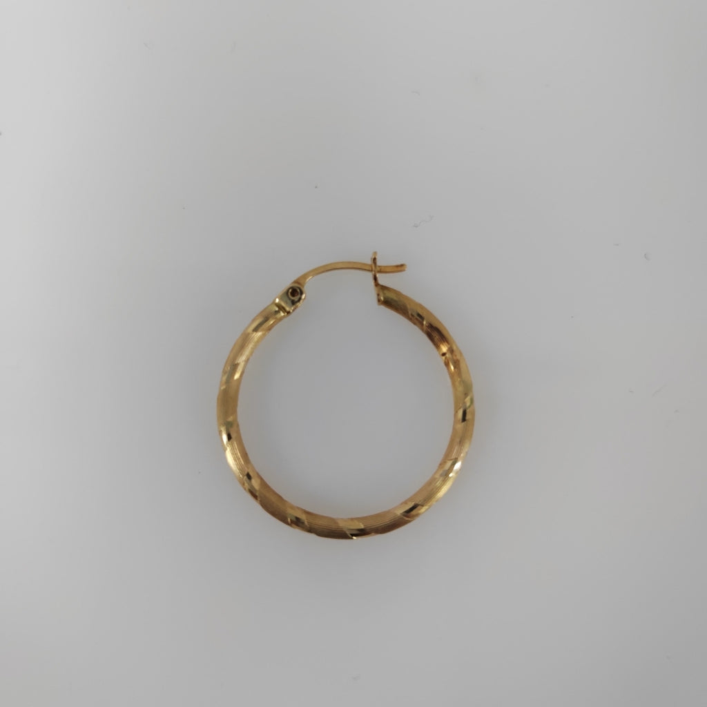 ARRACADAS PAR ORO 14 K 2.6 GRMS (SEMINUEVO)