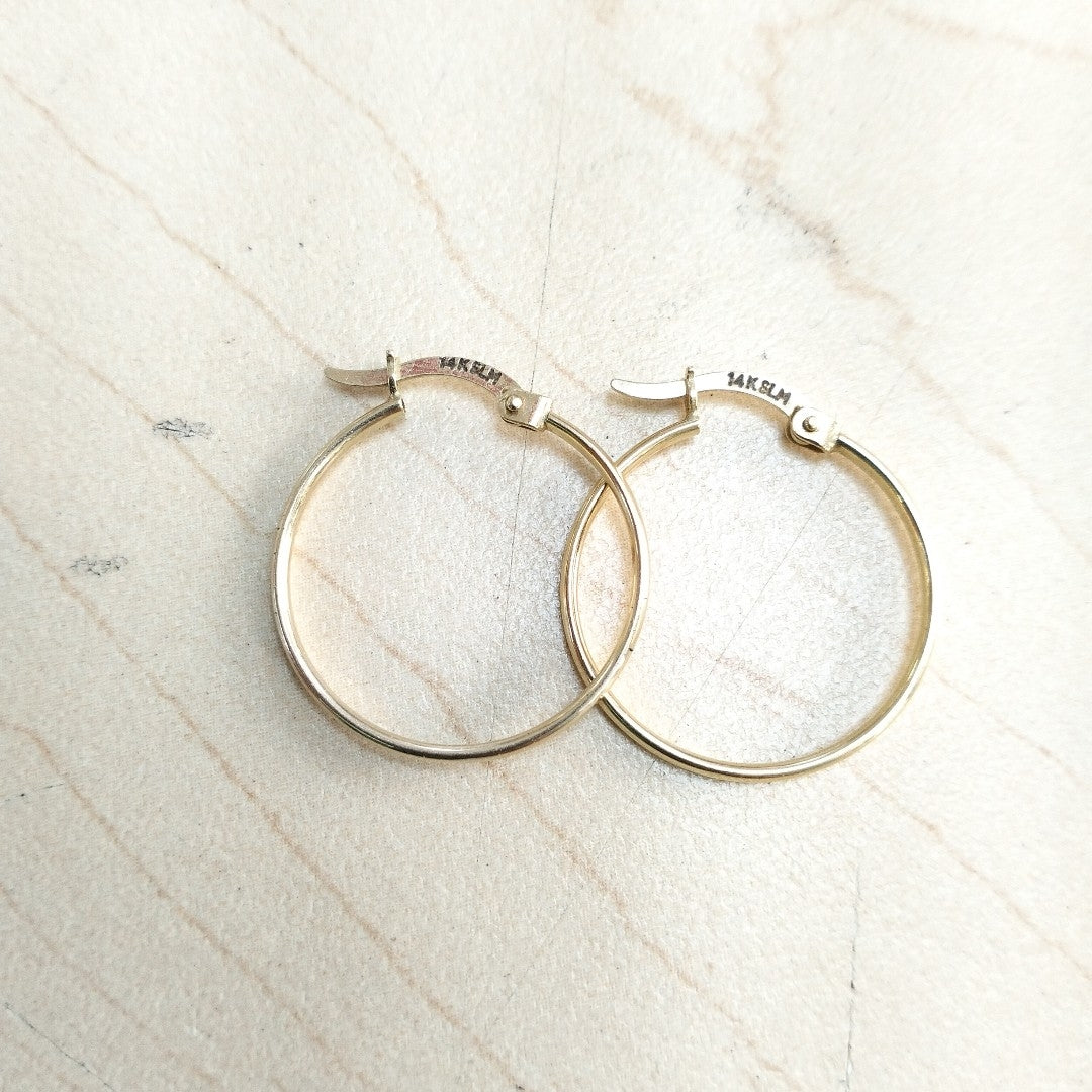 ARRACADAS PAR ORO 14 K 1.1 GRMS (SEMINUEVO)