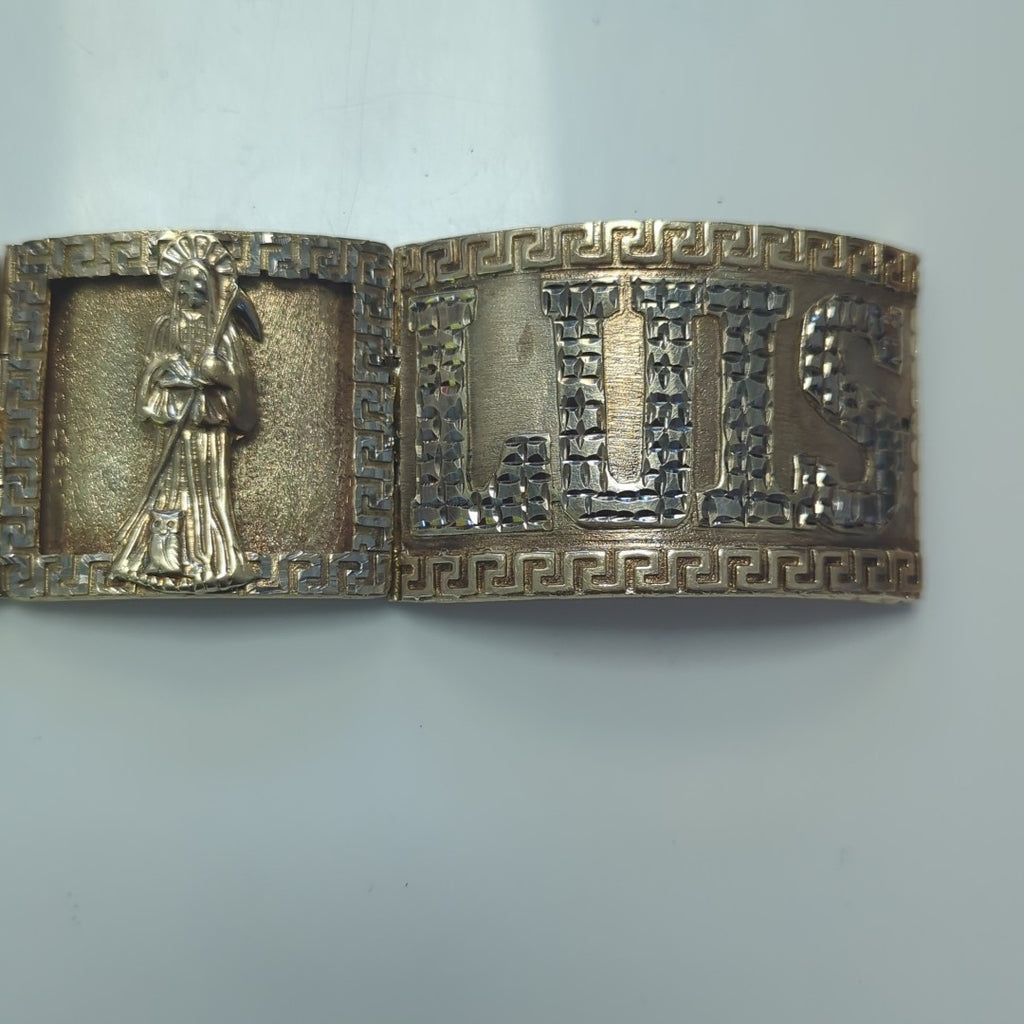PULSERA RIGIDA ORO 10 K 87.6 GRMS (SEMINUEVO)