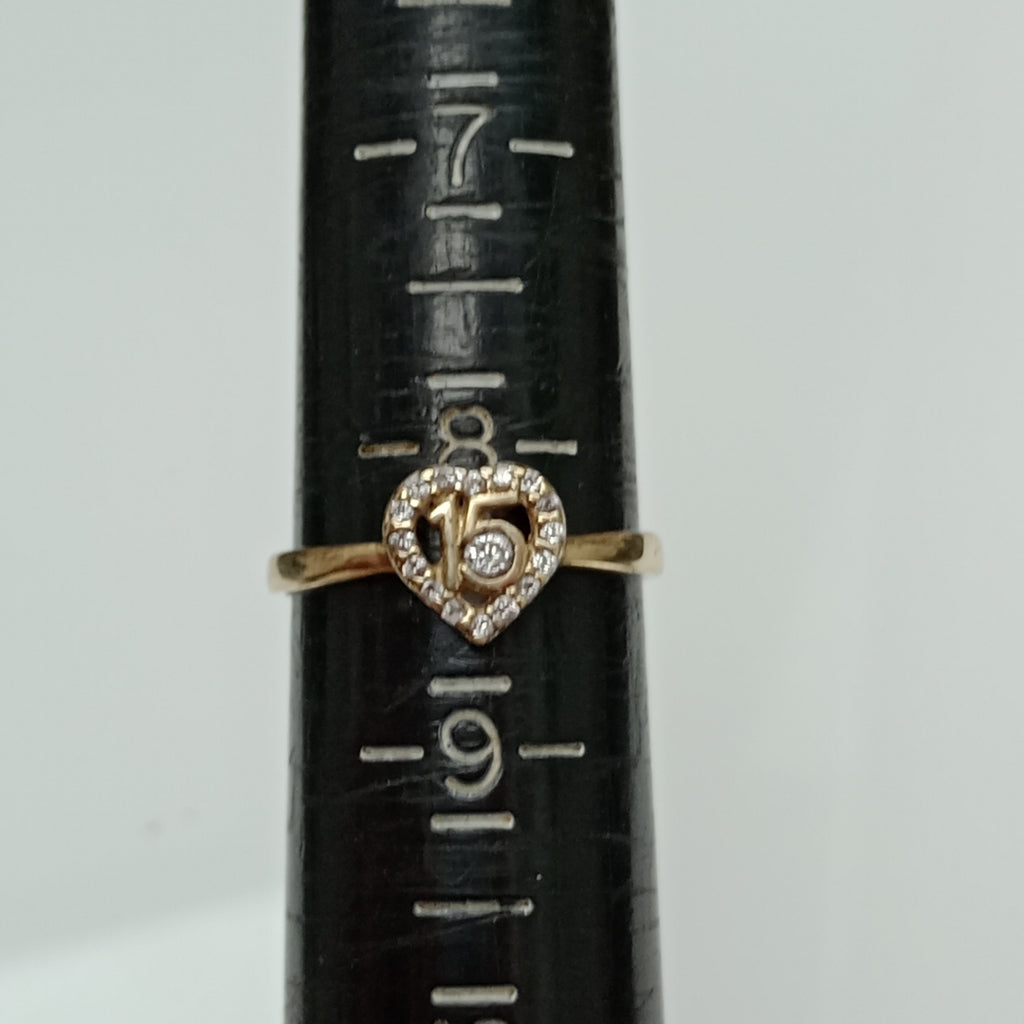 ANILLO ORO 10 K 1,70 GRMS (SEMINUEVO)
