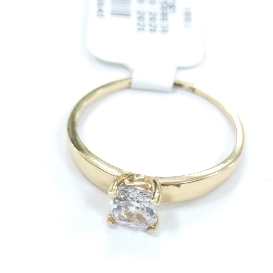 ANILLITO,SOLITARIO ORO 14 K 1,50 GRMS (SEMINUEVO)