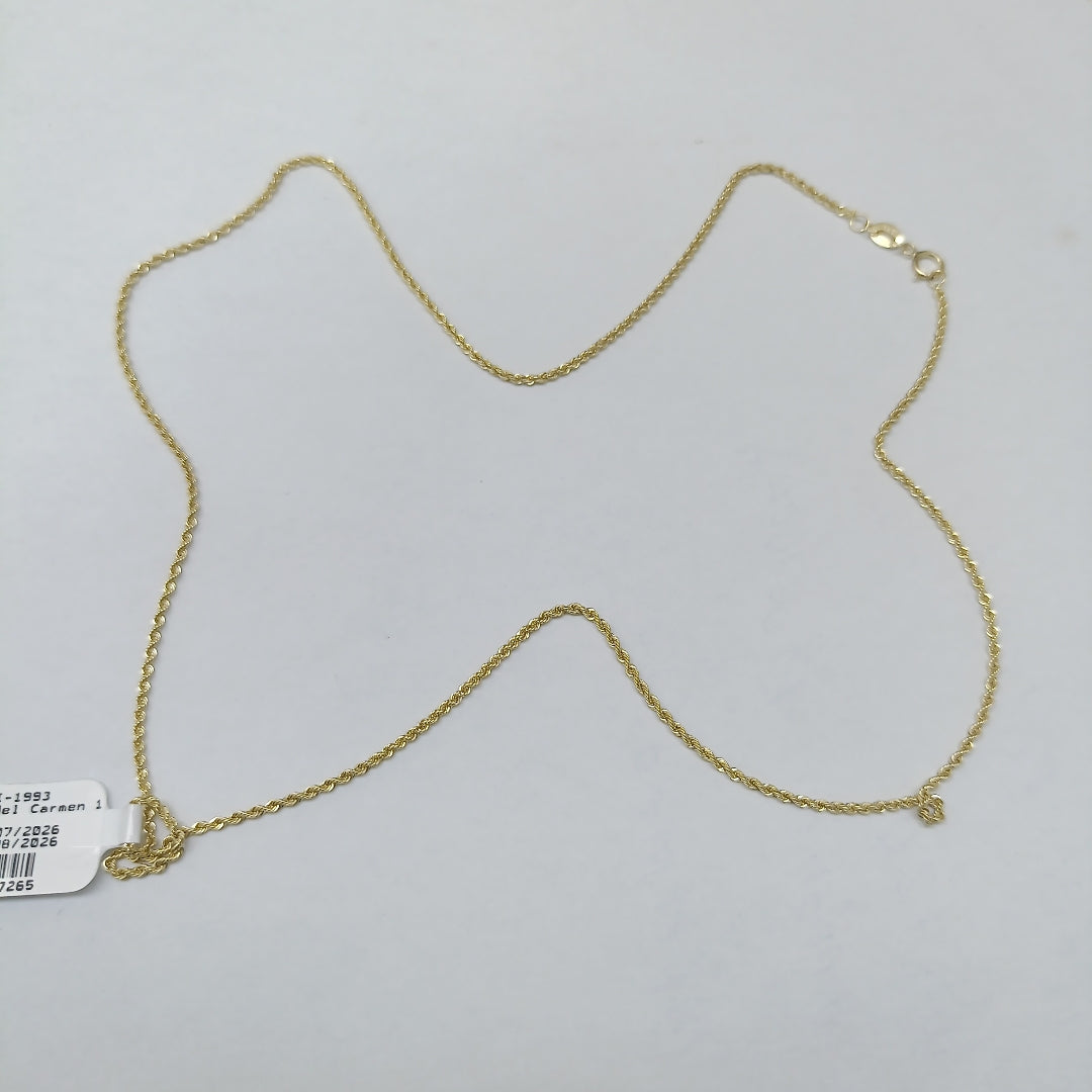 CADENA TORZAL 10K 55 CM 4.5 GR (NUEVO)