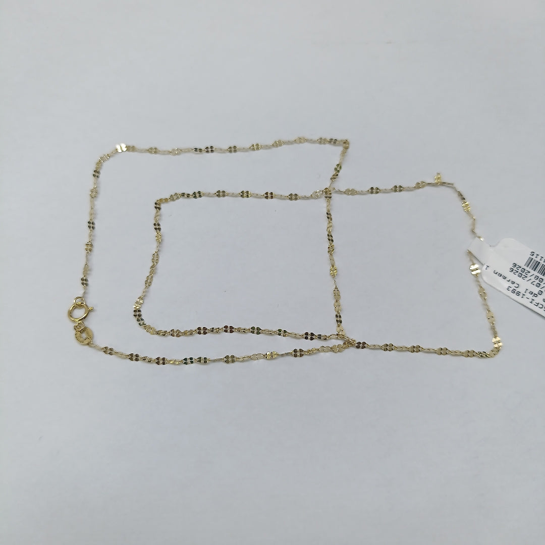 CADENA ESPECIAL 10K 55 CM 1 GR (NUEVO)