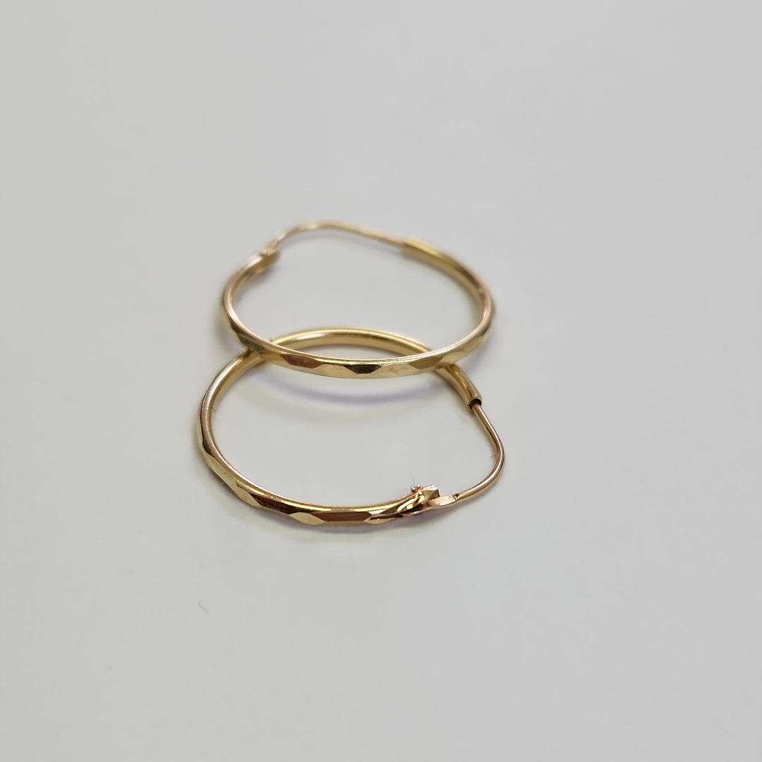 ARRACADAS PAR ORO 10 K 0.8 GRMS (SEMINUEVO)