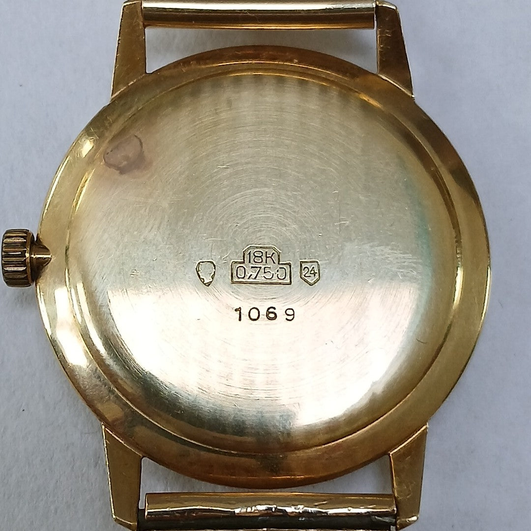 RELOJ CAJA Y PULSO ORO ORO 18 K 74,10 GRMS (SEMINUEVO)