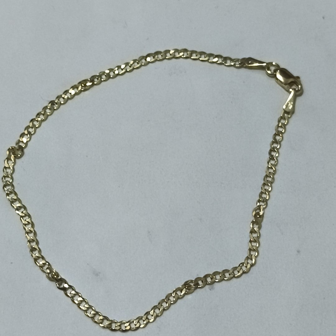 PULSERA BARBADA 14K 21 CM 2.3 GR (NUEVO)