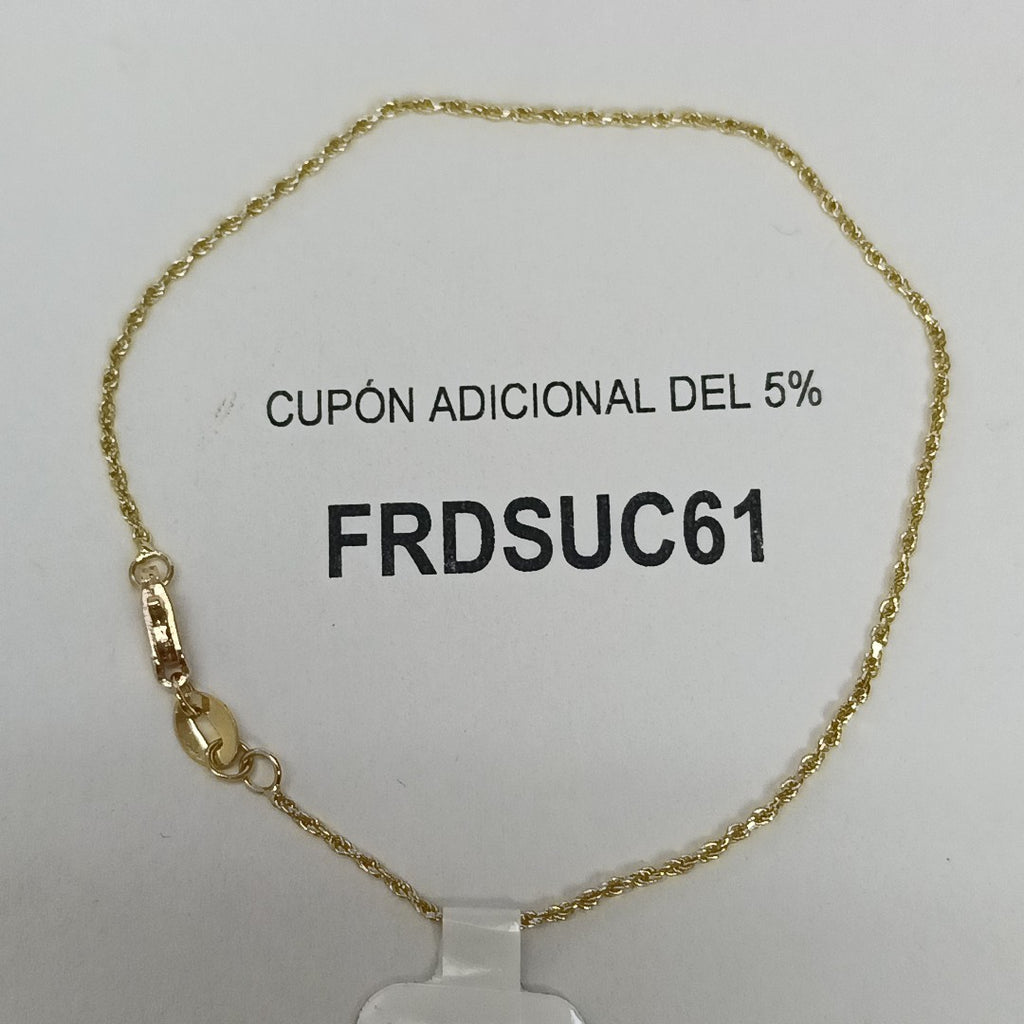 PULSERA TORZAL 14K 18 CM 1.2 GR (NUEVO)