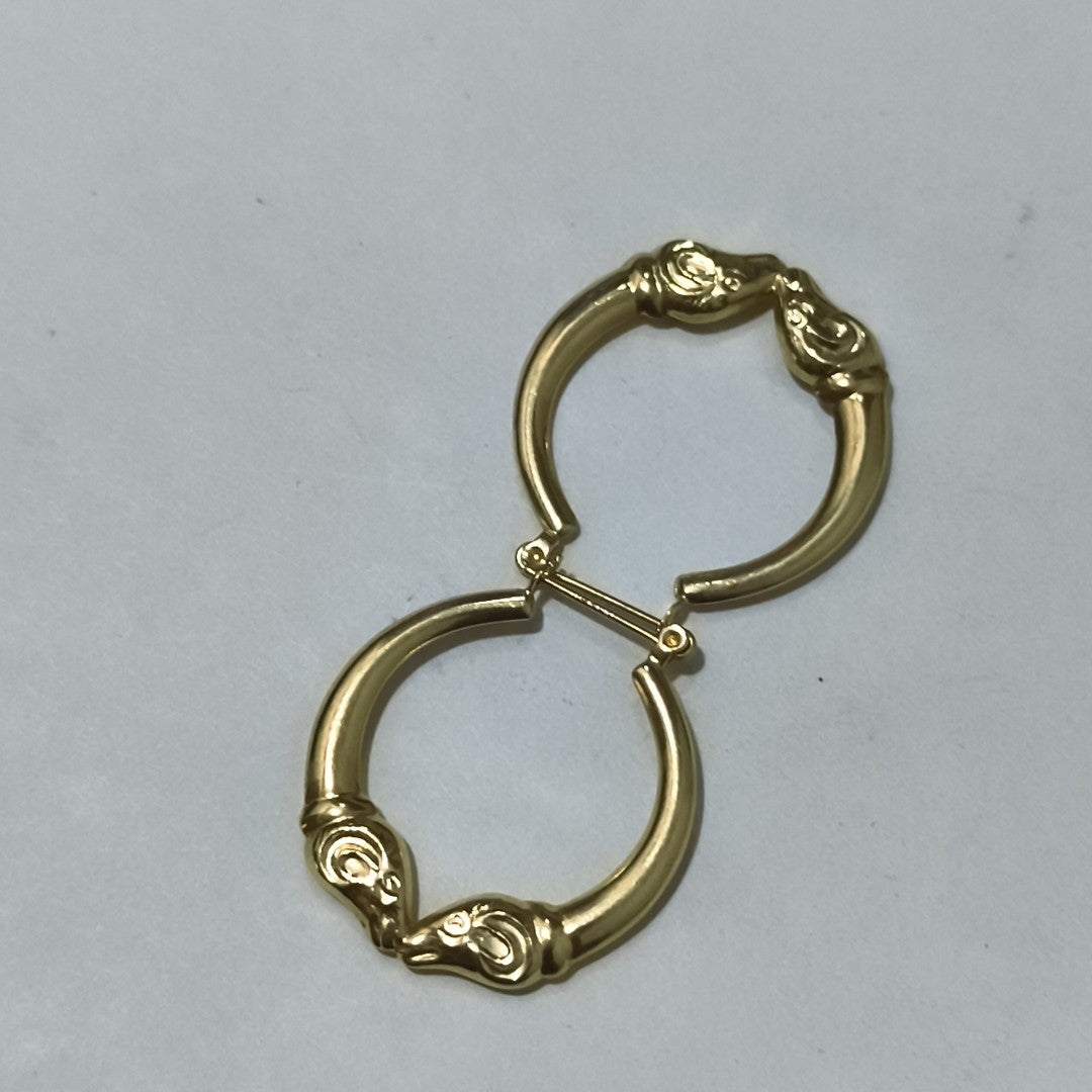 ARRACADAS PAR ORO 14 K 2,30 GRMS (SEMINUEVO)