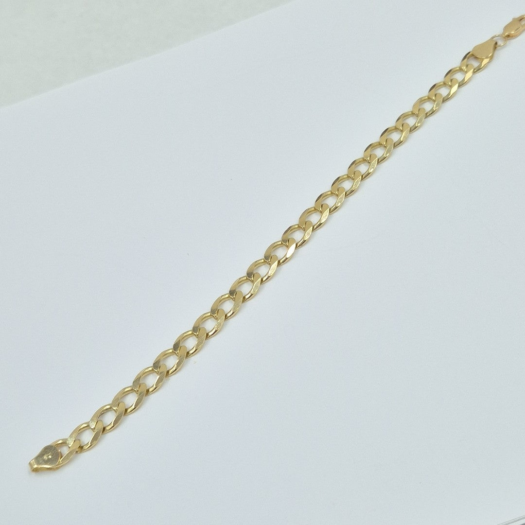 PULSERA BARBADA 14K 21 CM 19.9 GR (NUEVO)