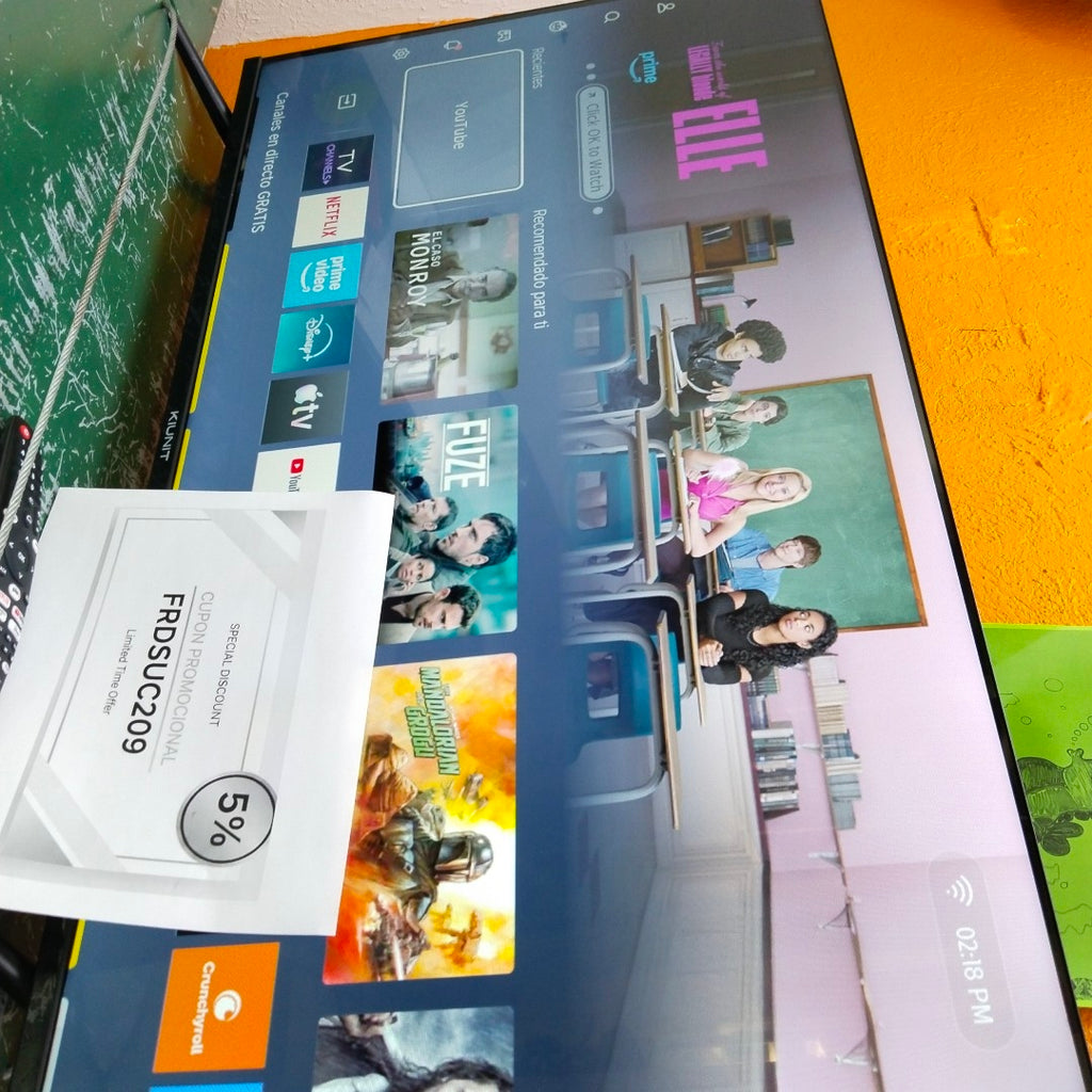 PANTALLA KIUNIT K40V25 40" LED FULL HD (SEMINUEVO)