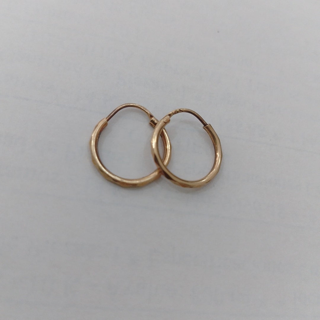 ARRACADAS PAR ORO 14 K 0,80 GRMS (SEMINUEVO)