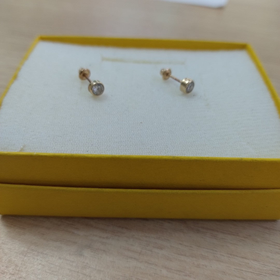 BROQUELES PAR ORO 14 K 0.5 GRMS (SEMINUEVO)