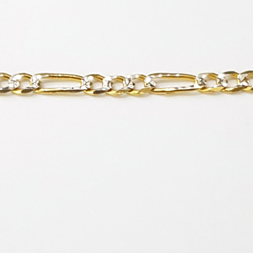CADENA 3X1 DIAMANTADA 14K 60 CM 5.4 GR (NUEVO)