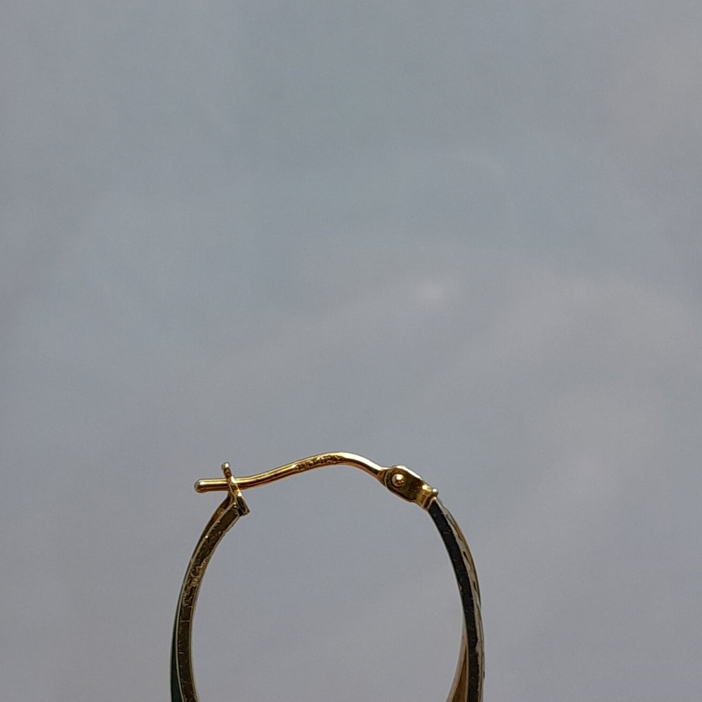 ARRACADAS PAR ORO 14 K 1.8 GRMS (SEMINUEVO)