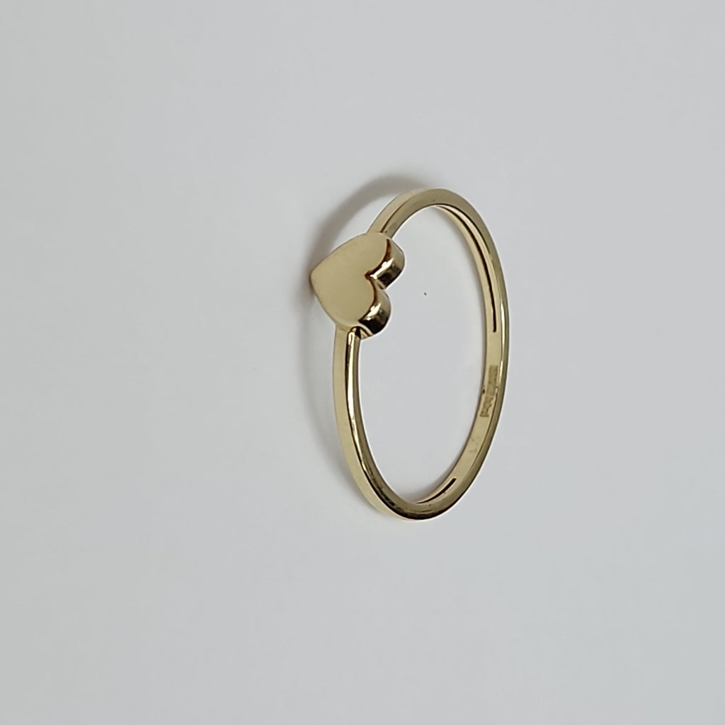 ANILLOS ANILLITO FIG CORAZON 10K TALLA 9 1.2 GR (NUEVO)