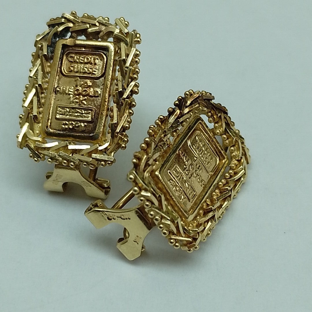 ARETES PAR ORO 14 K 5,70 GRMS (SEMINUEVO)