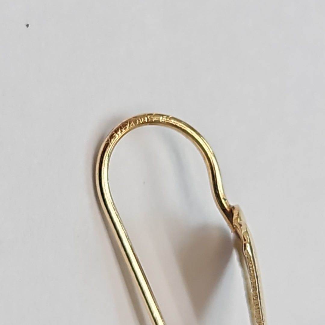 ARETES PAR ORO 8 K 1.8 GRMS (SEMINUEVO)