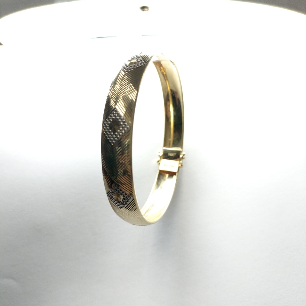 PULSERA RIGIDA ORO 14 K 7,60 GRMS (SEMINUEVO)