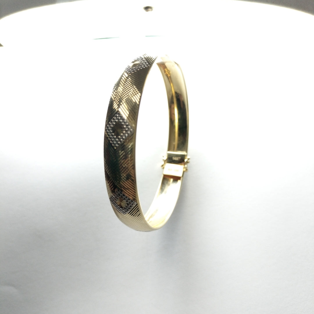 PULSERA RIGIDA ORO 14 K 7,60 GRMS (SEMINUEVO)