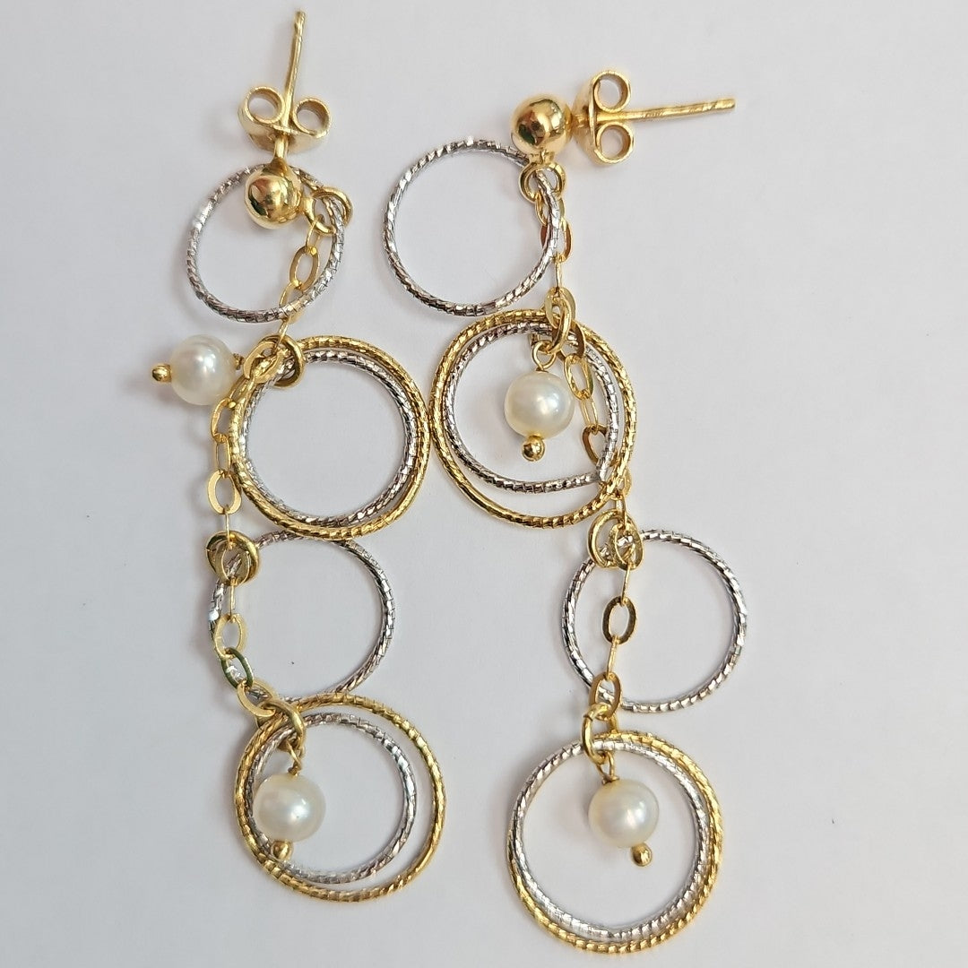 ARETES PAR ORO 14 K 4.5 GRMS (SEMINUEVO)