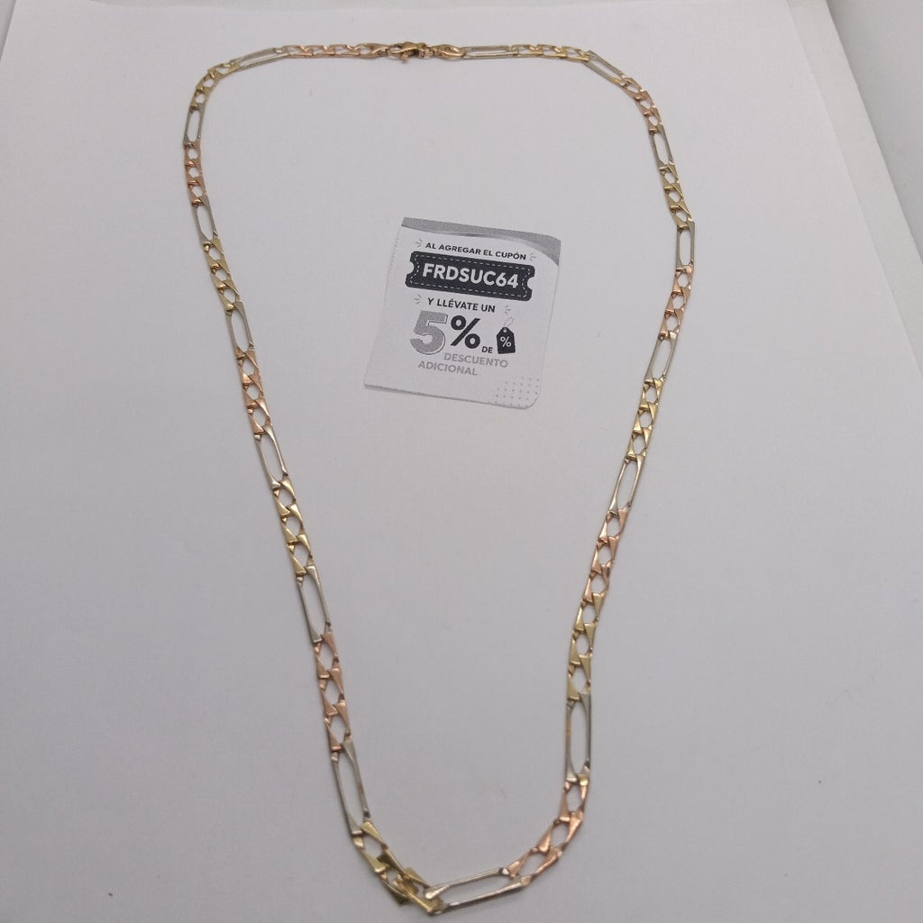 CADENA ORO COMBINADO 14 K 15,70 GRMS (SEMINUEVO)