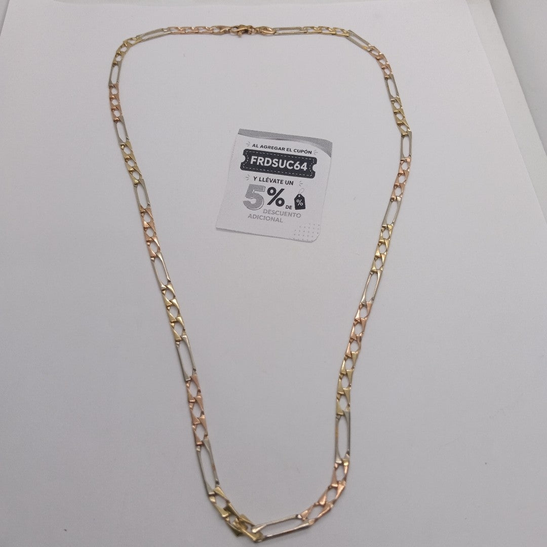 CADENA ORO COMBINADO 14 K 15,70 GRMS (SEMINUEVO)