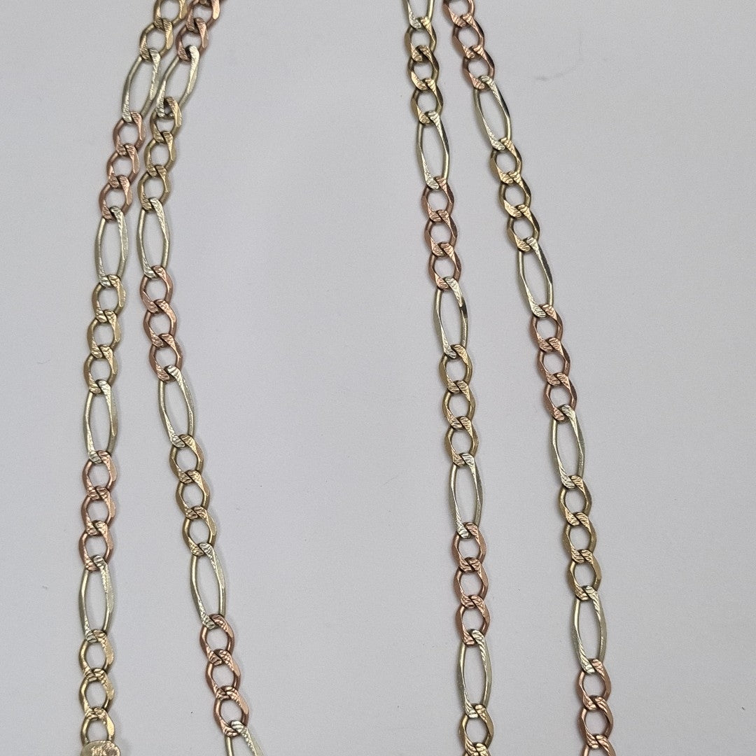 CADENA ORO, ORO COMBINADO 10 K 12.9 GRMS (SEMINUEVO)
