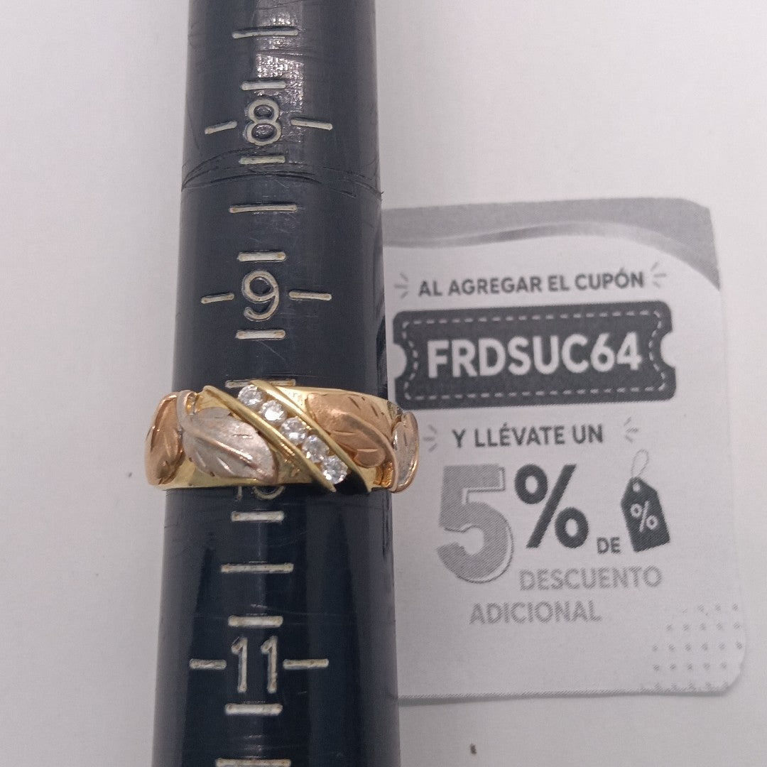 ANILLITO ORO COMBINADO 14 K 6,60 GRMS (SEMINUEVO)