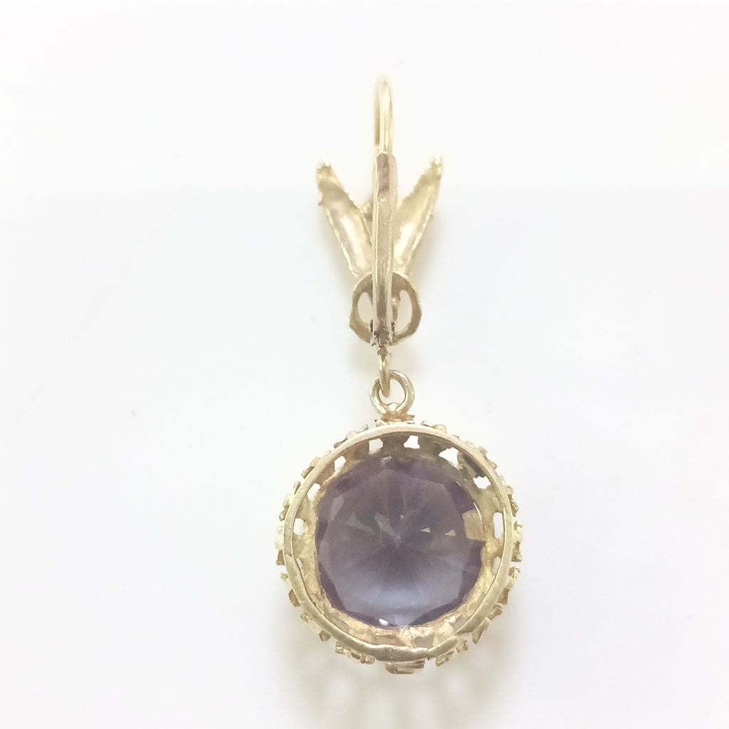 ARETES PAR ORO 10 K 5,10 GRMS (SEMINUEVO)
