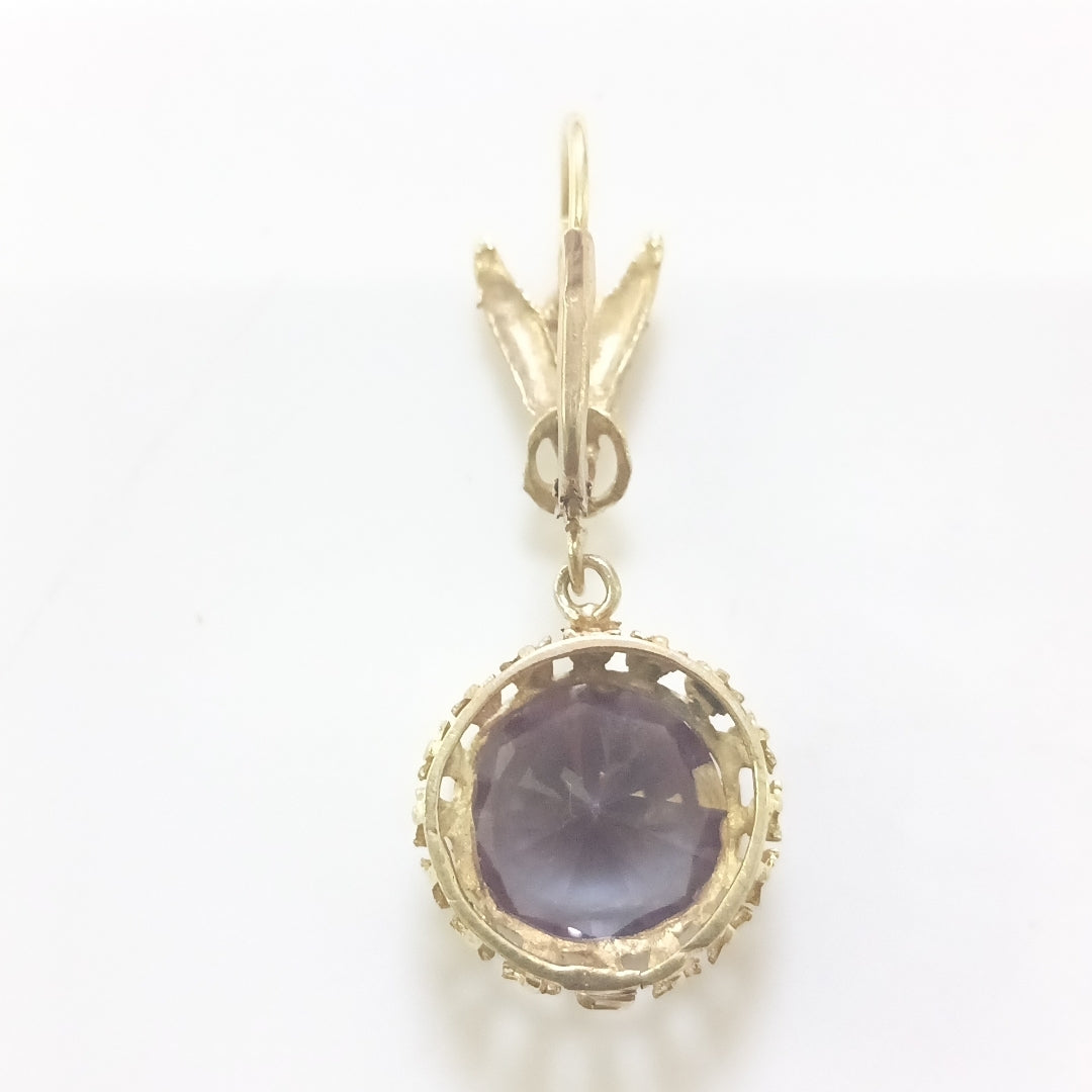 ARETES PAR ORO 10 K 5,10 GRMS (SEMINUEVO)