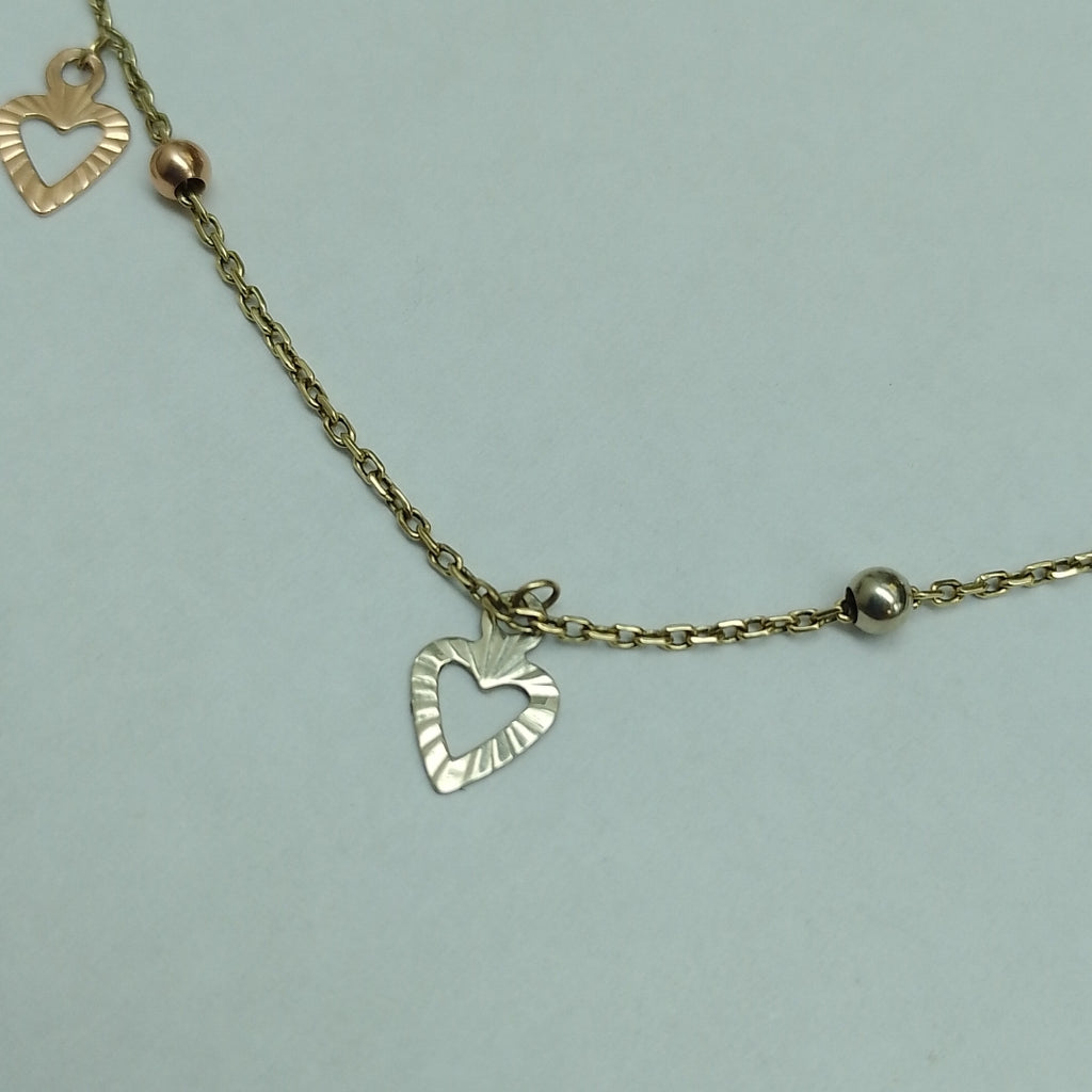 PULSERA ORO, ORO COMBINADO 10 K 2.1 GRMS (SEMINUEVO)