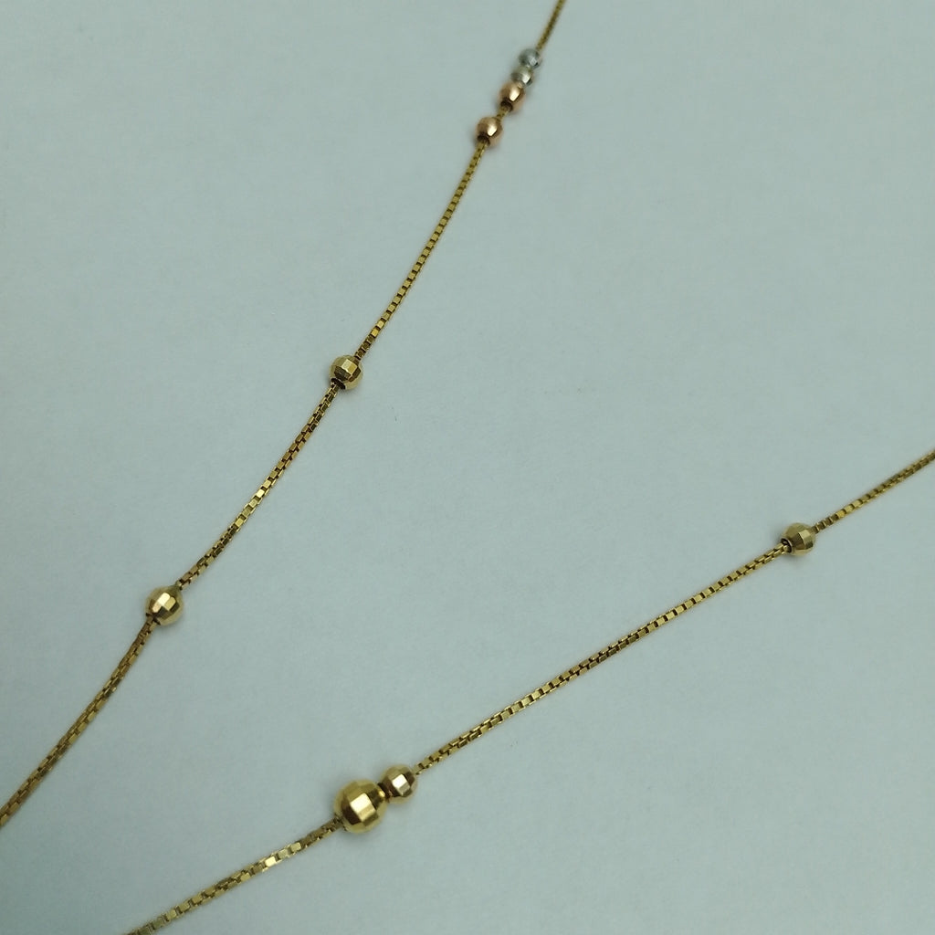 GARGANTILLA ORO, ORO COMBINADO 10 K 2.6 GRMS (SEMINUEVO)