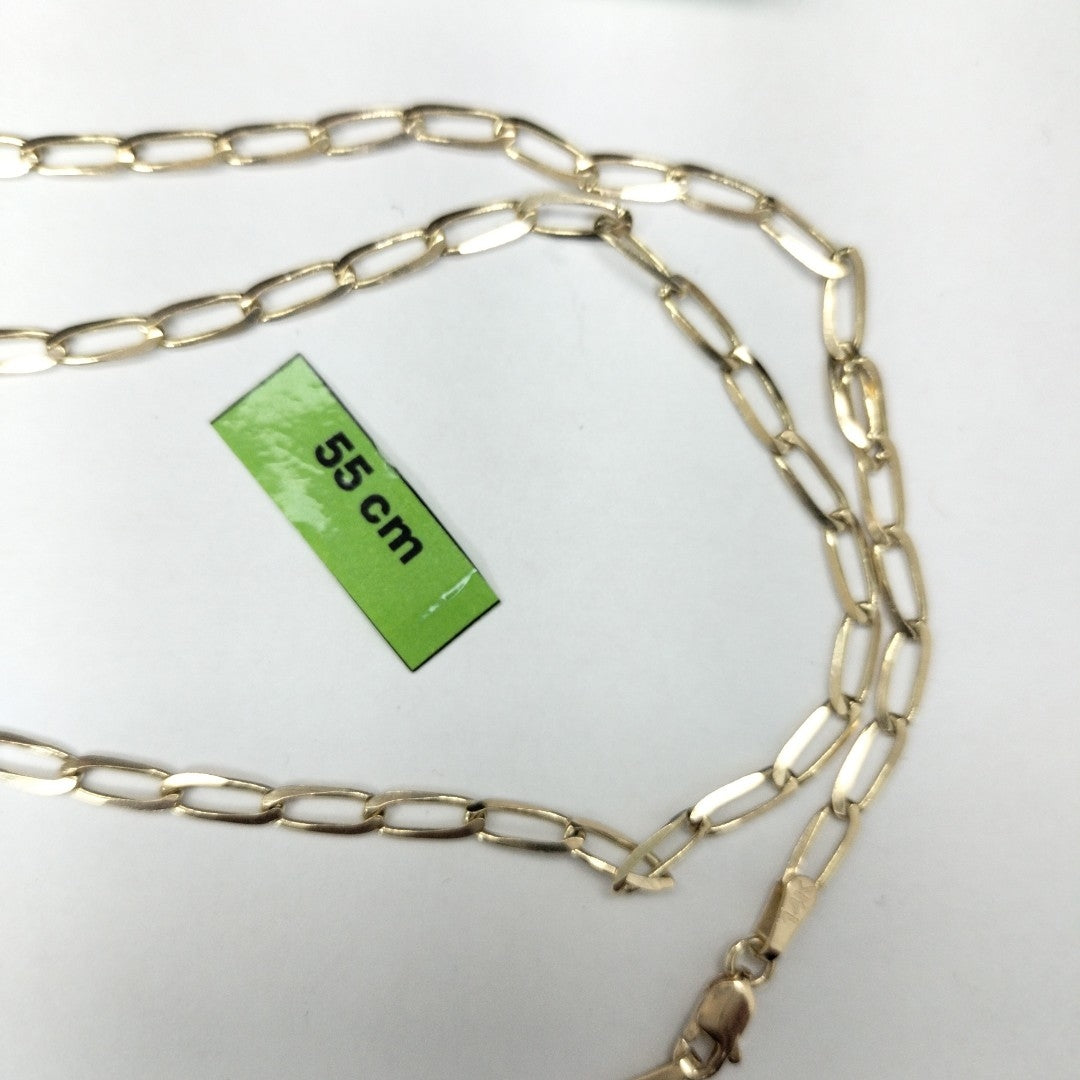 CADENA ESLABON 14K 55 CM 6.6 GR (NUEVO)