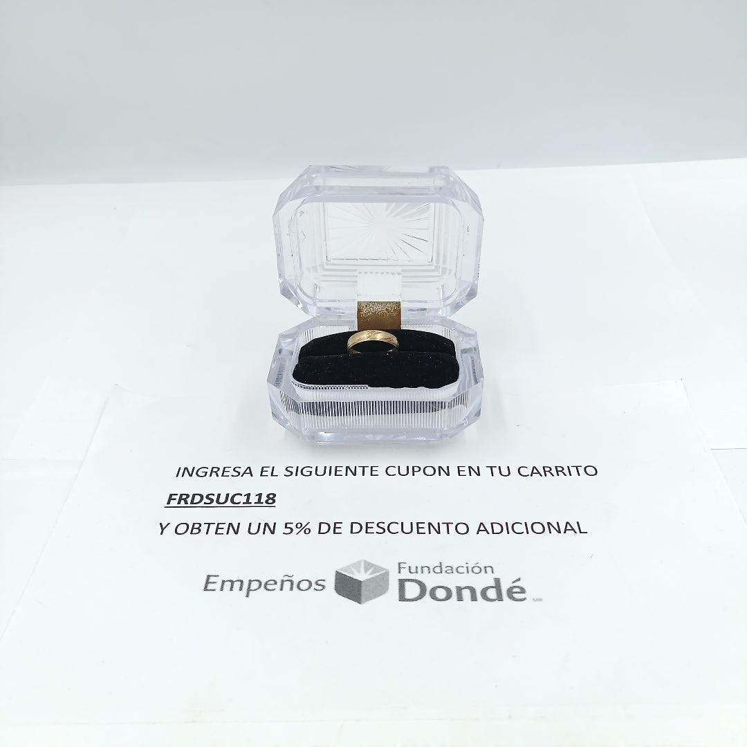 ARGOLLA ORO 10 K 0,90 GRMS (SEMINUEVO)