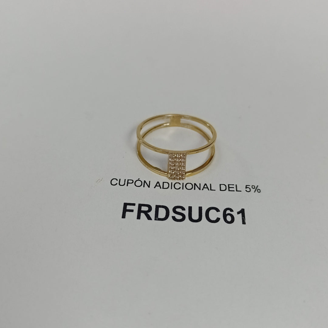 ANILLOS DAMA ORO 14K 2 (NUEVO)