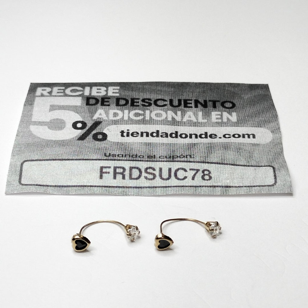 BROQUELES PAR ORO 10 K 0,50 GRMS (SEMINUEVO)