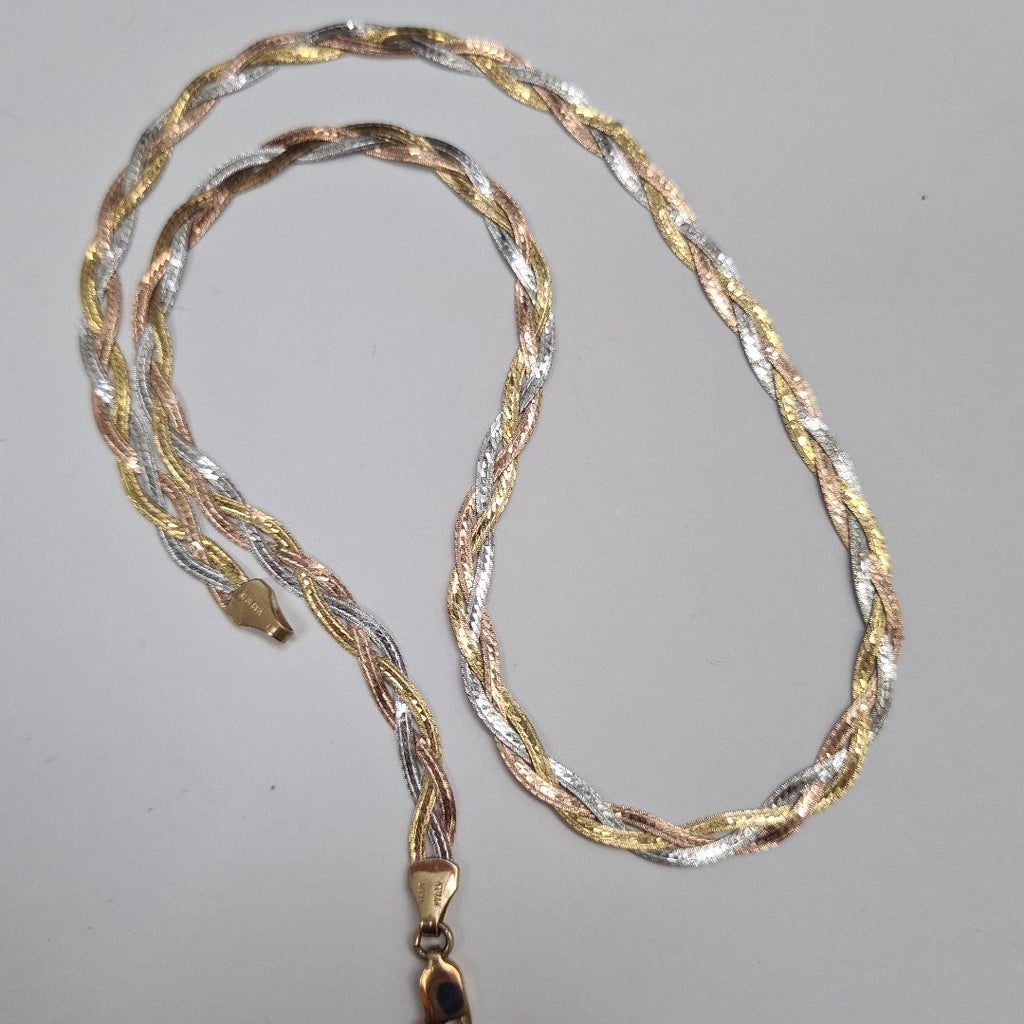 GARGANTILLA ORO COMBINADO 10 K 5,70 GRMS (SEMINUEVO)
