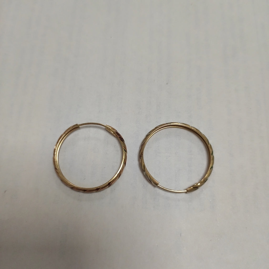 ARRACADAS PAR ORO 14 K 2,00 GRMS (SEMINUEVO)