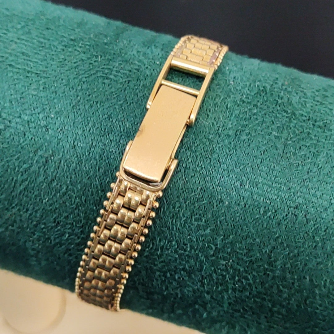 RELOJ CAJA Y PULSO ORO ORO 14 K 17.1 GRMS (SEMINUEVO)
