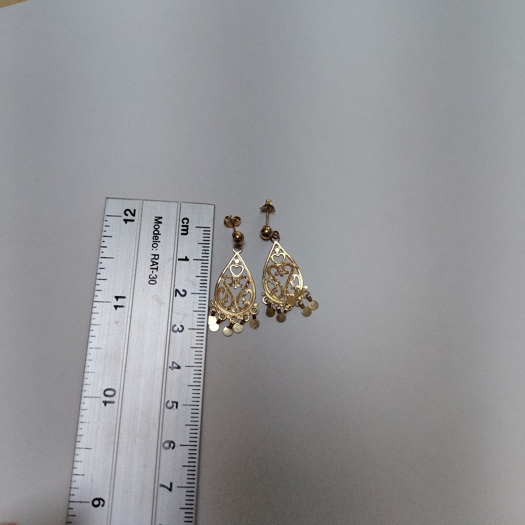ARETES PAR ORO 10 K 1,40 GRMS (SEMINUEVO)